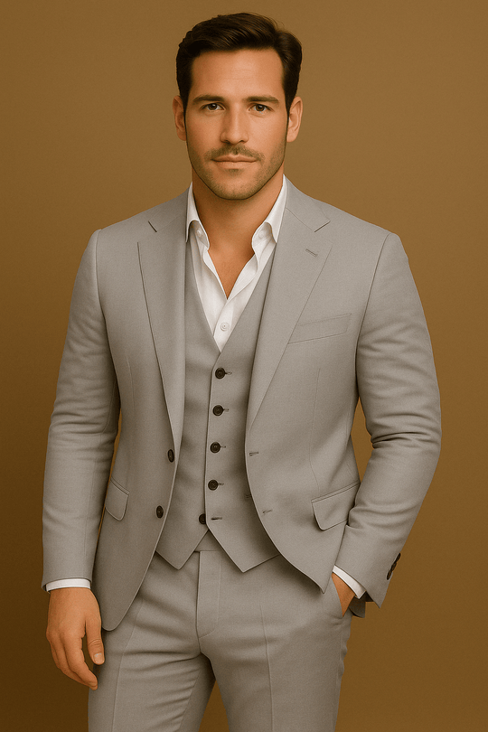 Costume Homme 3 Pièces Chic Pour Mariage et Événements Formels 13