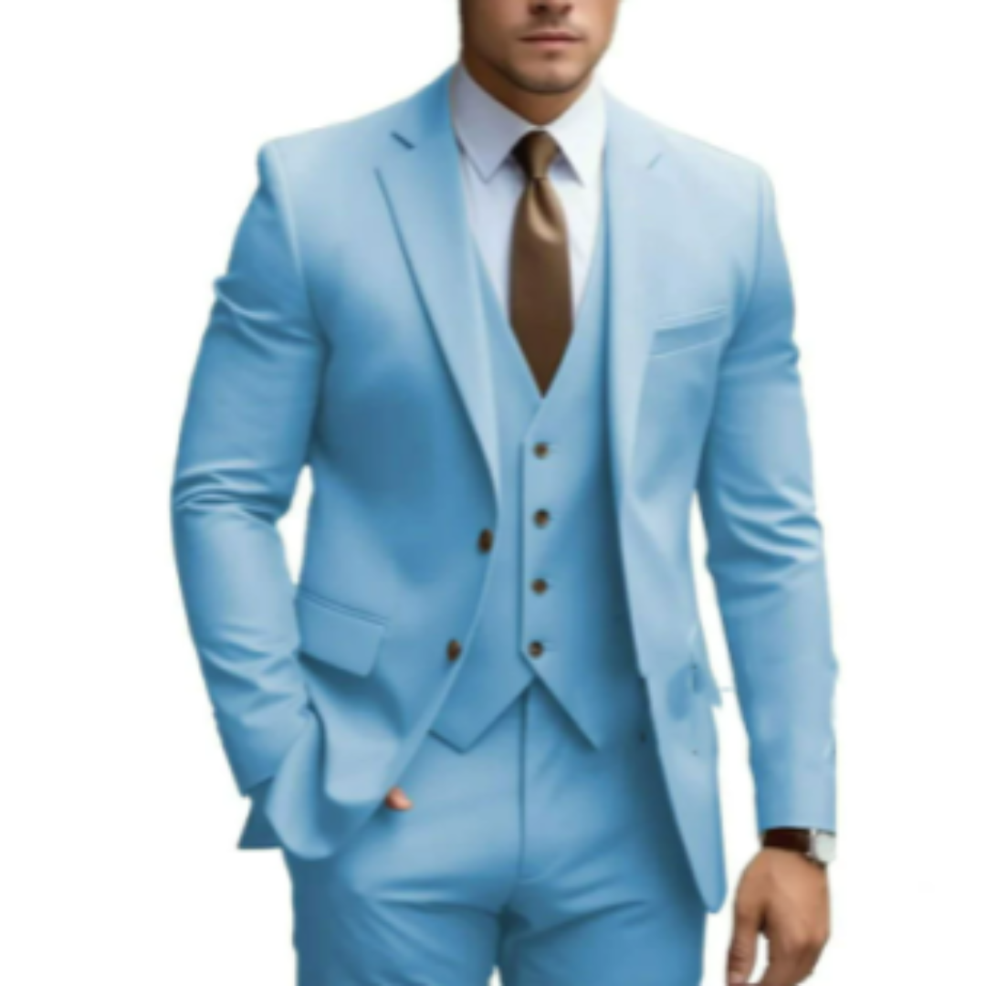 Costume pour Homme 3 Pièces avec Gilet 1