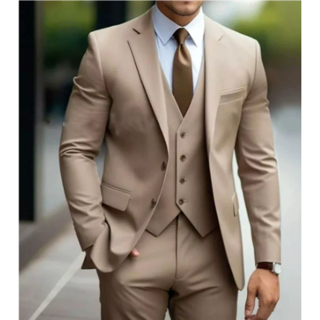 Costume pour Homme 3 Pièces avec Gilet 10