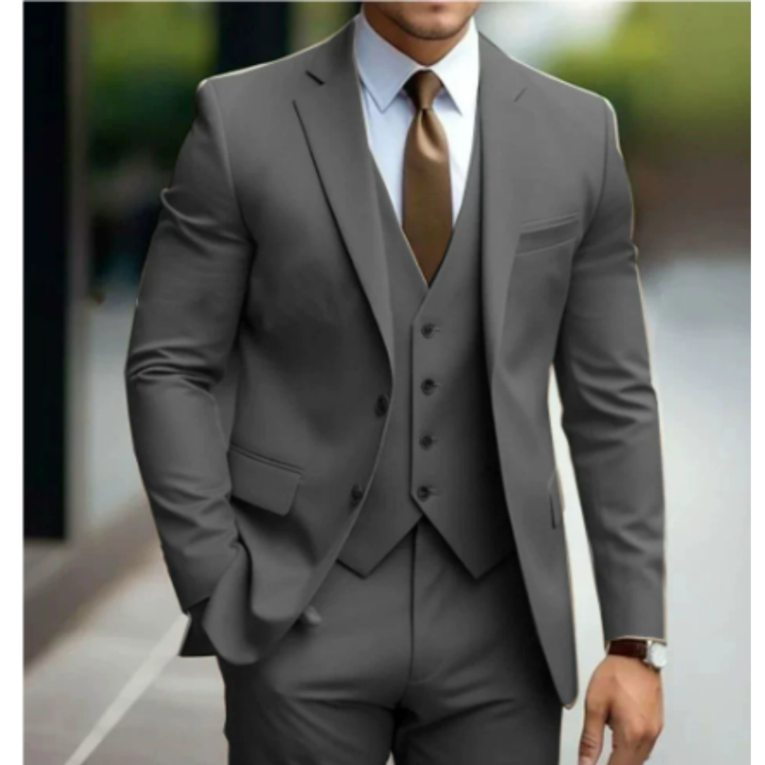 Costume pour Homme 3 Pièces avec Gilet 11