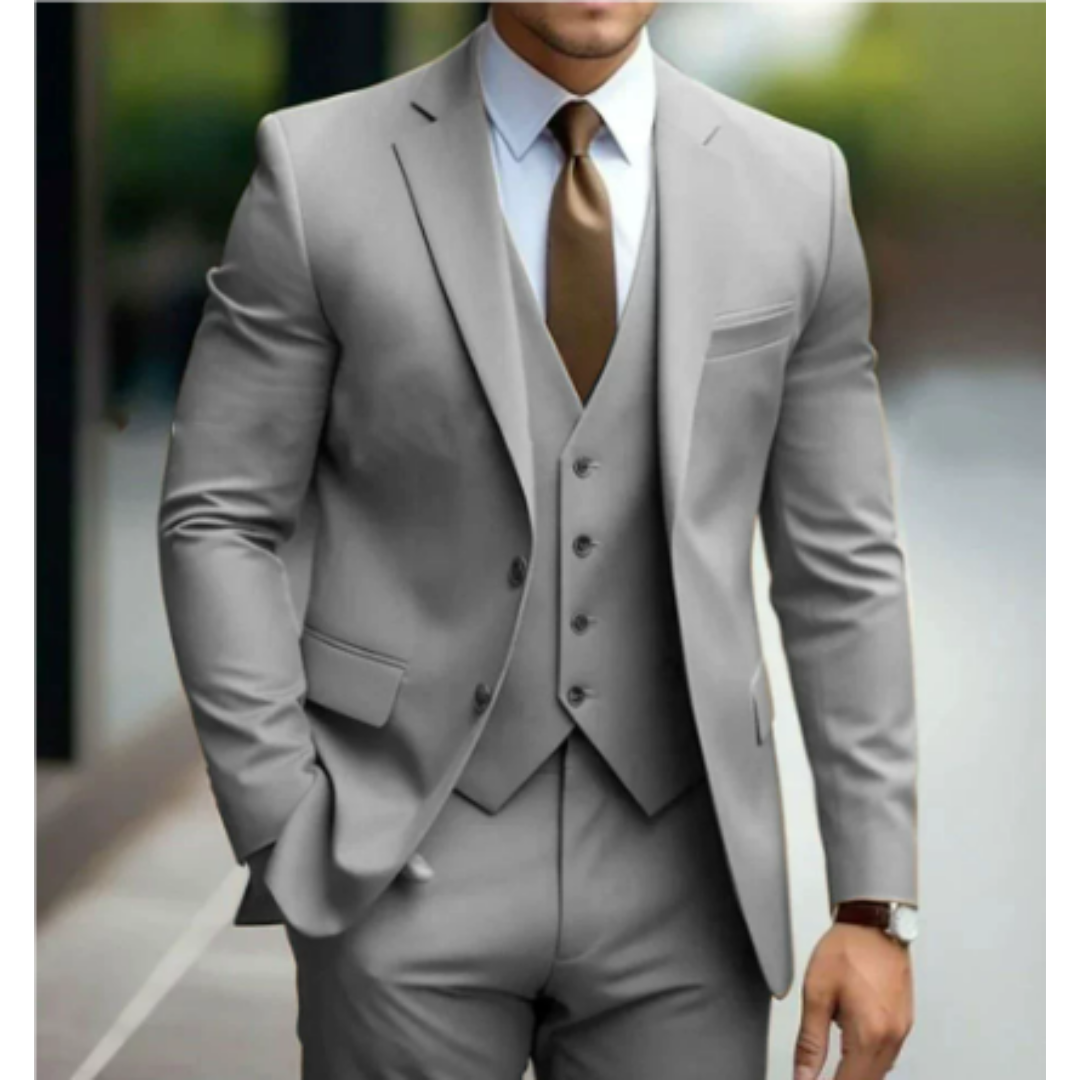 Costume pour Homme 3 Pièces avec Gilet 12