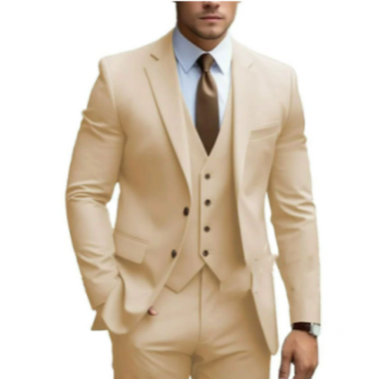 Costume pour Homme 3 Pièces avec Gilet 5
