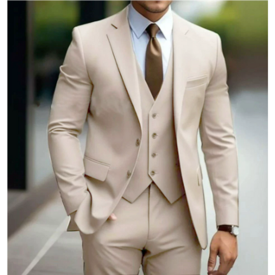 Costume pour Homme 3 Pièces avec Gilet 6