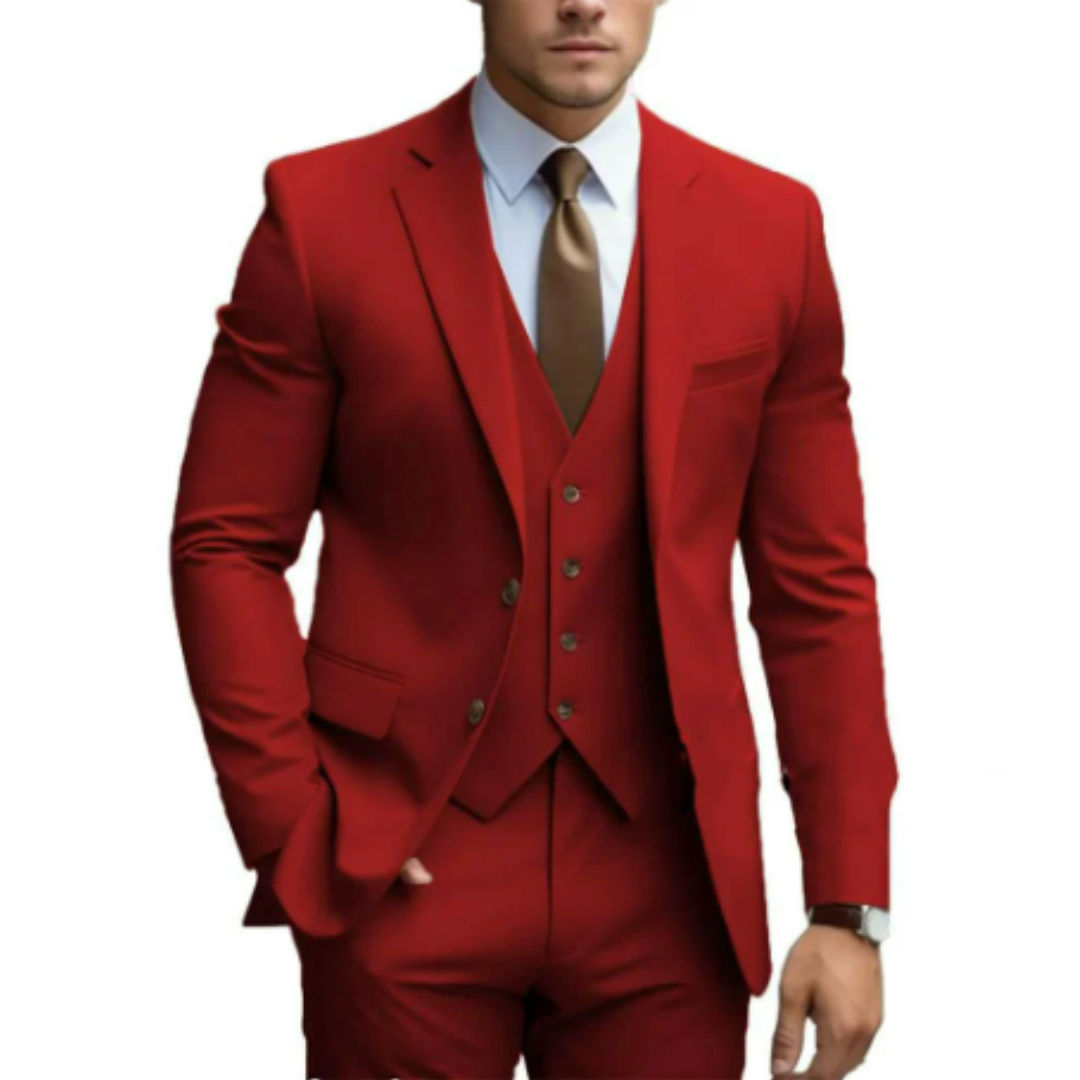 Costume pour Homme 3 Pièces avec Gilet 9