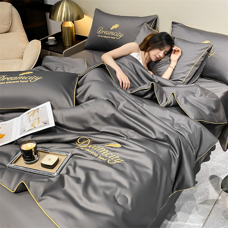Couette Confortable Toute l'Année avec Régulation de Température 0