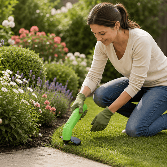 Coupe-herbe sans fil pour jardinage précis 2