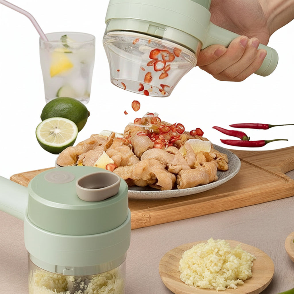 Coupe-légumes Électrique Multifonctionnel Pratique 0