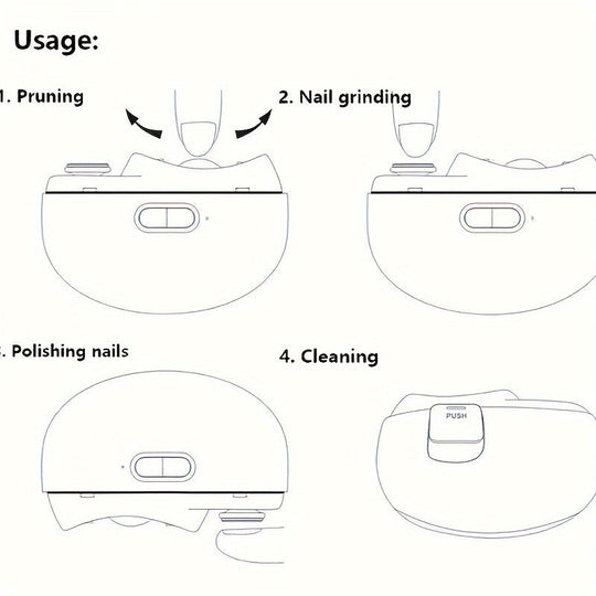 Coupe-ongles Électrique Intelligent Pratique 7