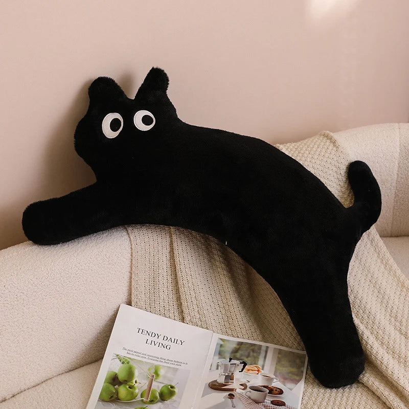 Coussin Chat Peluche Ludique et Confortable 11