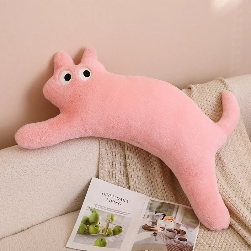 Coussin Chat Peluche Ludique et Confortable 14
