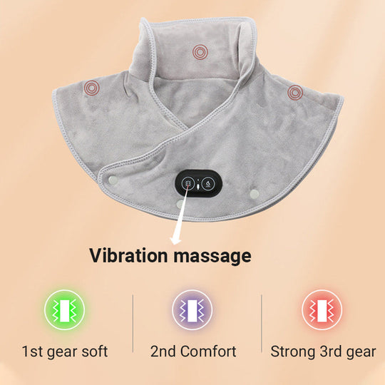 Coussin Chauffant Électrique pour le Cou et les Épaules avec Vibration 4