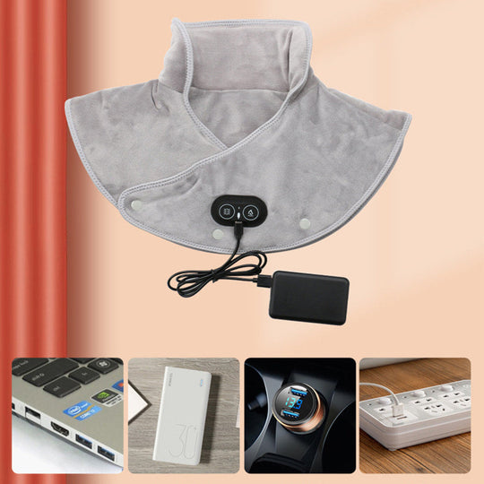 Coussin Chauffant Électrique pour le Cou et les Épaules avec Vibration 5