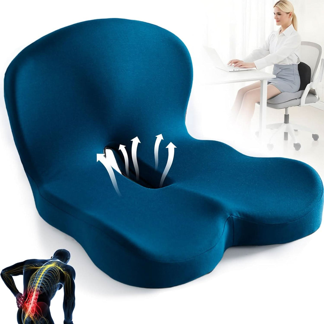 Coussin Lombaire Voiture Confortable pour Chaise de Bureau et Siège Auto 0