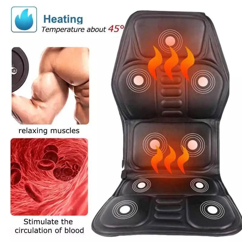 Coussin Massant Chauffant Pour Dos Électrique Avec Vibrations Apaisantes 5