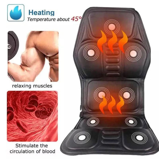 Coussin Massant Chauffant Pour Dos Électrique Avec Vibrations Apaisantes 5