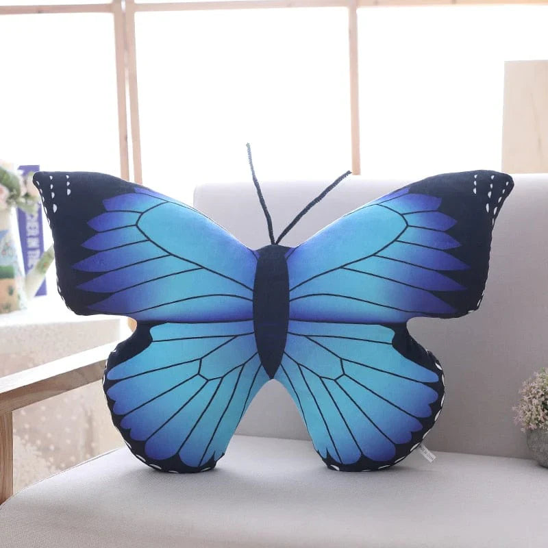 Coussin Papillon en Peluche Coloré 2