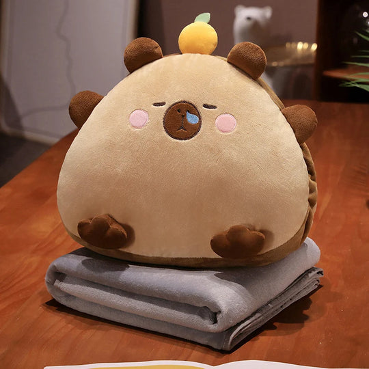 Coussin avec Couverture Intégrée Motifs Animaux pour Enfants 4