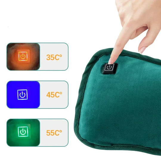 Coussin chauffant portable polyvalent pour mains et corps 3