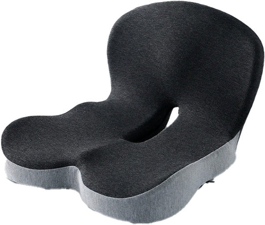 Coussin d'assise ergonomique avec soutien lombaire 1