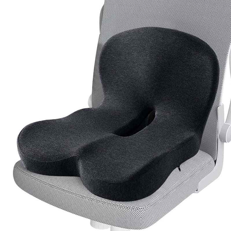 Coussin d'assise ergonomique avec soutien lombaire 3