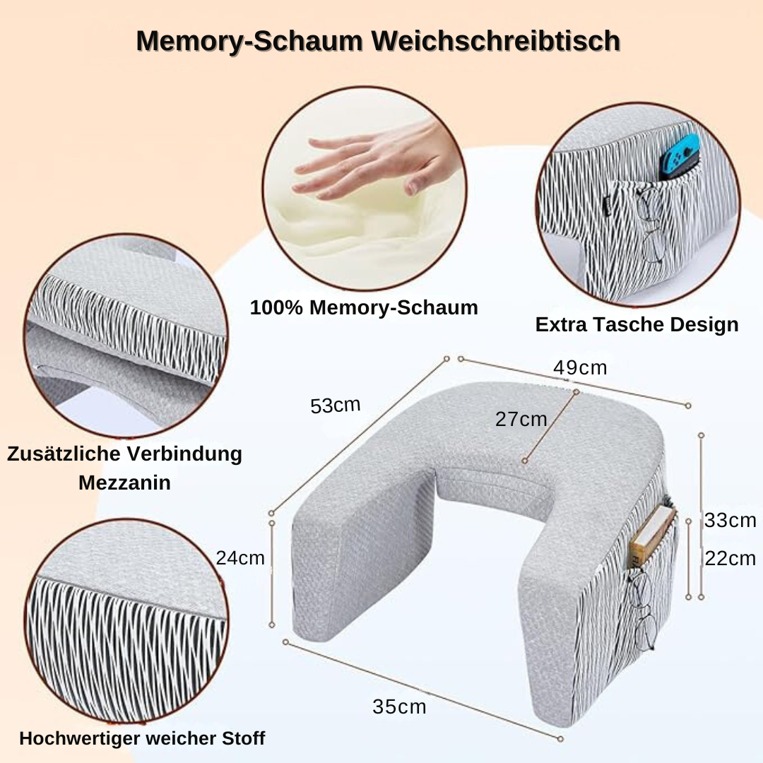 Coussin de Bureau Multifonctionnel avec Accoudoir 6