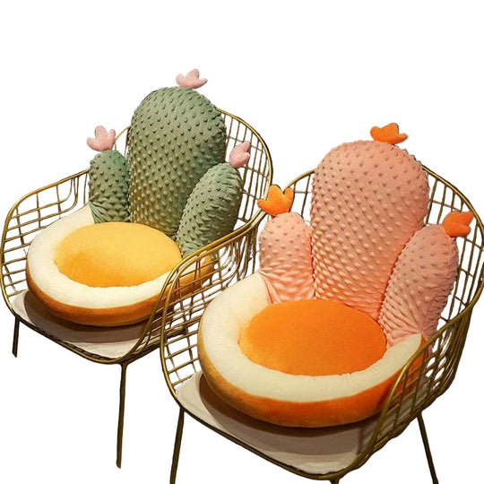 Coussin de Chaise Cactus Amusant pour Décoration Intérieure 0