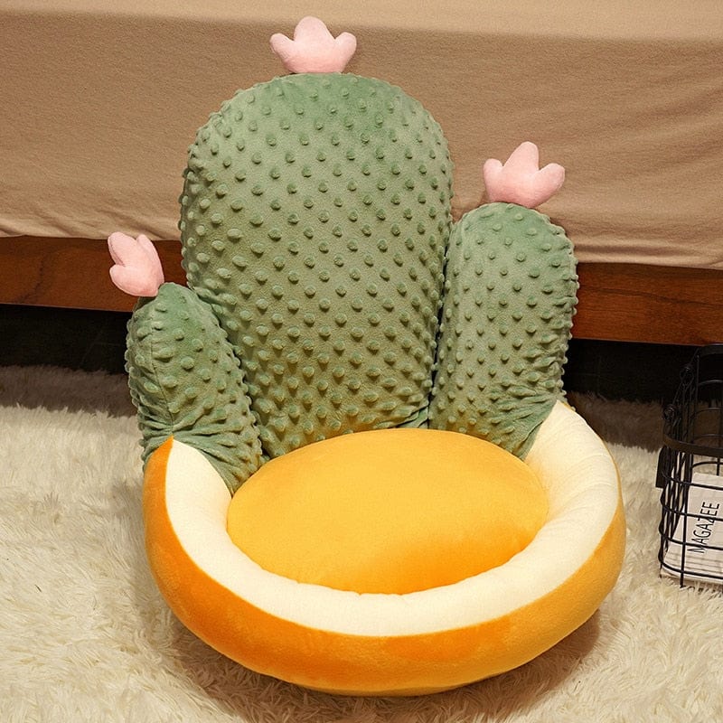 Coussin de Chaise Cactus Amusant pour Décoration Intérieure 4