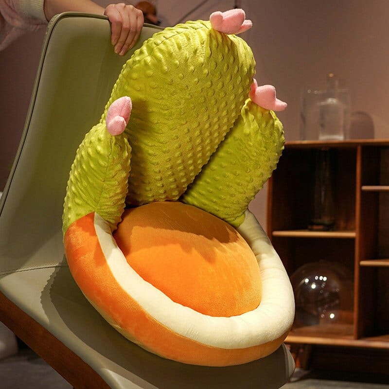 Coussin de Chaise Cactus Amusant pour Décoration Intérieure 5