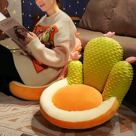 Coussin de Chaise Cactus Amusant pour Décoration Intérieure 6