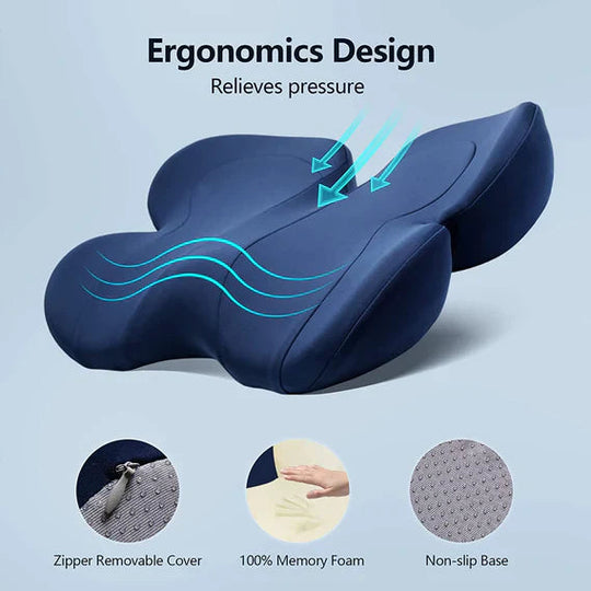 Coussin de Siège Ergonomique pour Bureau et Voyage 3