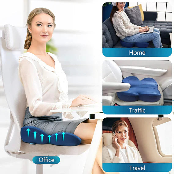Coussin de Siège Ergonomique pour Bureau et Voyage 5