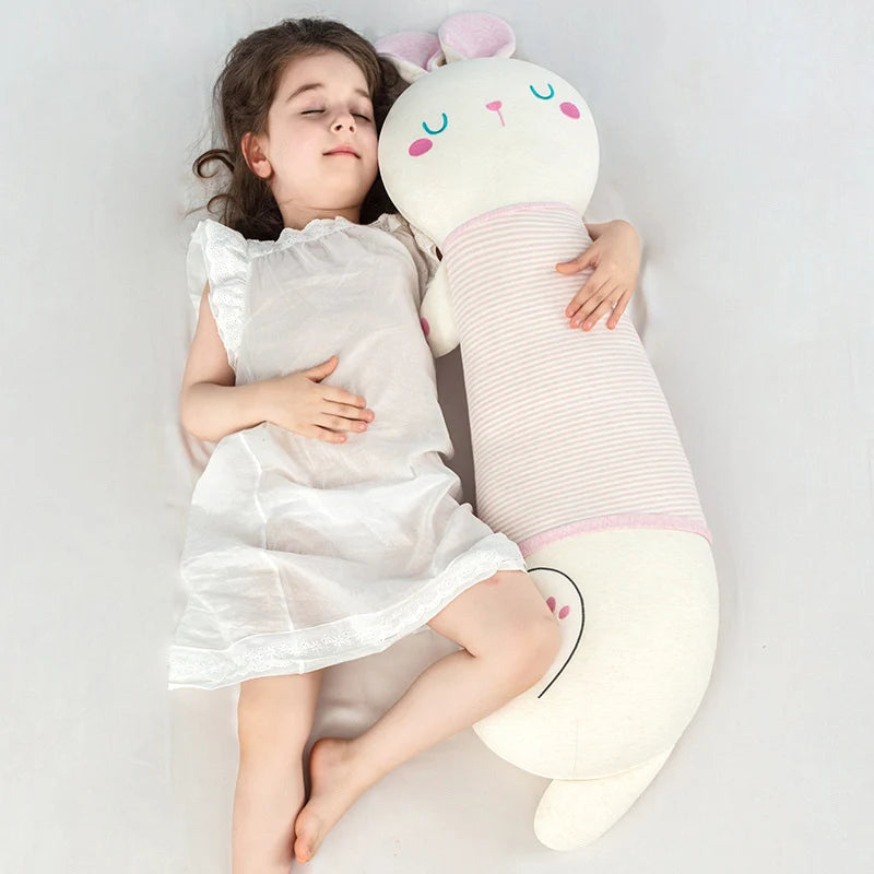 Coussin de corps enfant en forme de lapin doux et surdimensionné 3