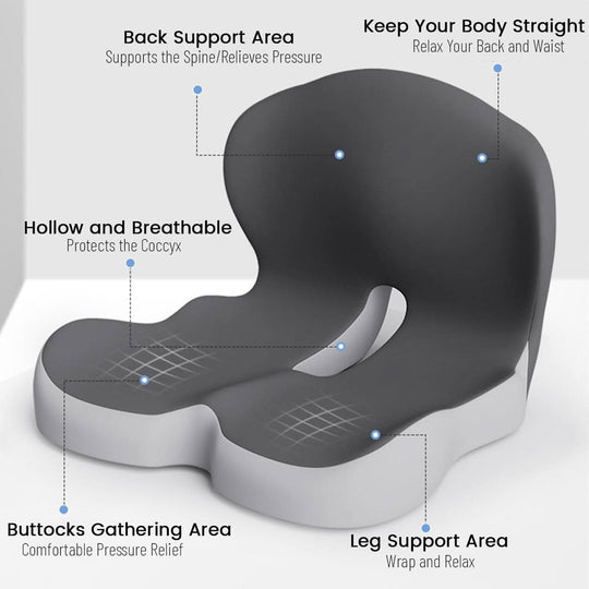 Coussin de siège ergonomique confortable 7