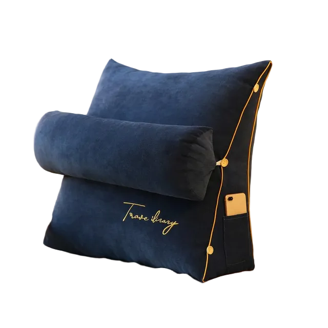 Coussin de soutien dorsal triangulaire pour lecture 1