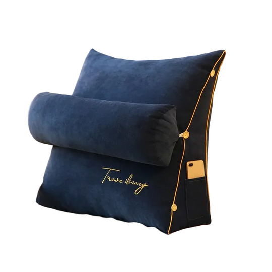 Coussin de soutien dorsal triangulaire pour lecture 1