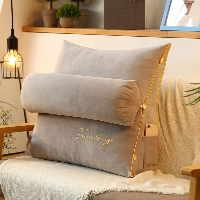 Coussin de soutien dorsal triangulaire pour lecture 5