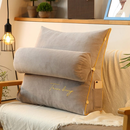 Coussin de soutien dorsal triangulaire pour lecture 5