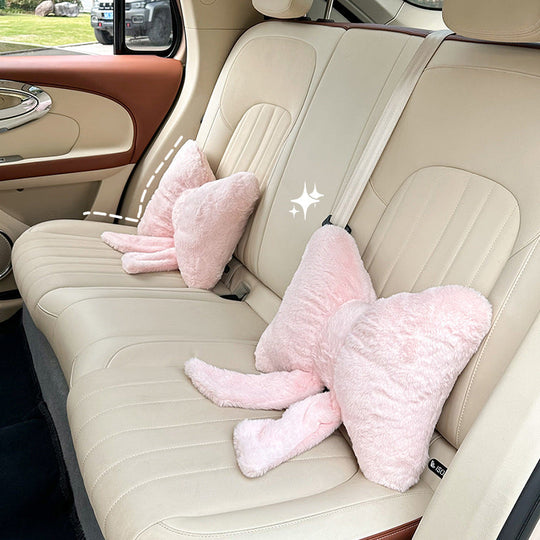 Coussin décoratif en forme de nœud avec longues queues pour femme 4