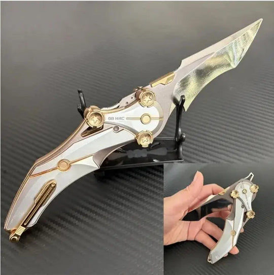 Couteau Pliant Compact Métallique Pour Aventures Extérieures 1