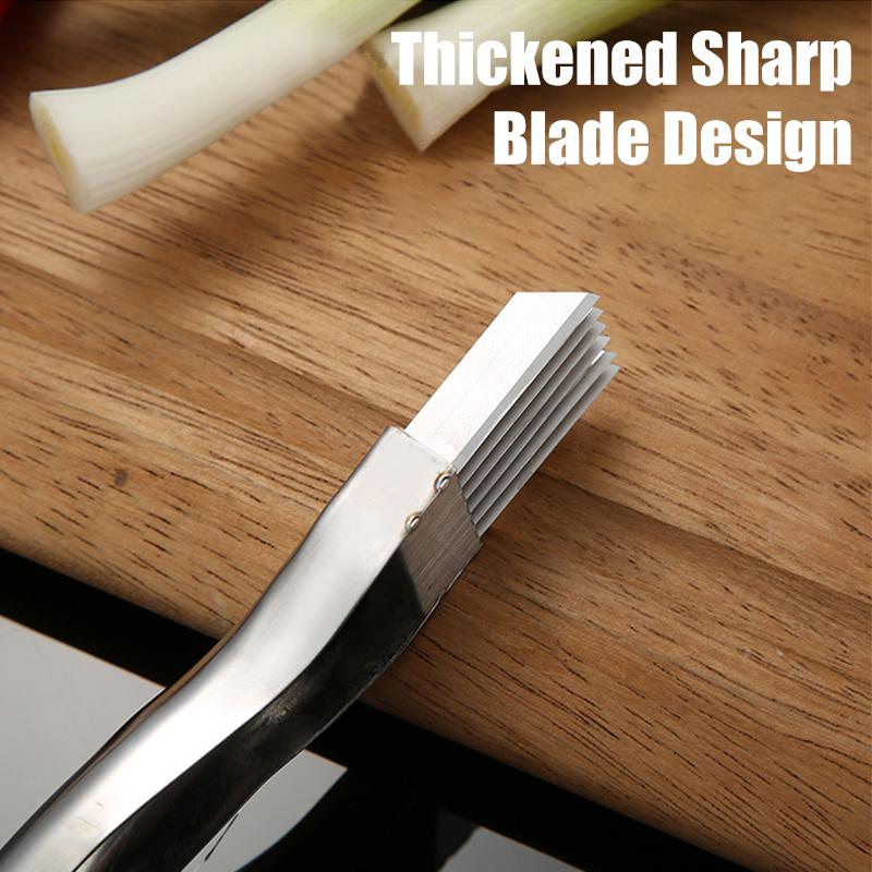 Couteau de Cuisine Multifonction Ergonomique pour Hacher Légumes 4