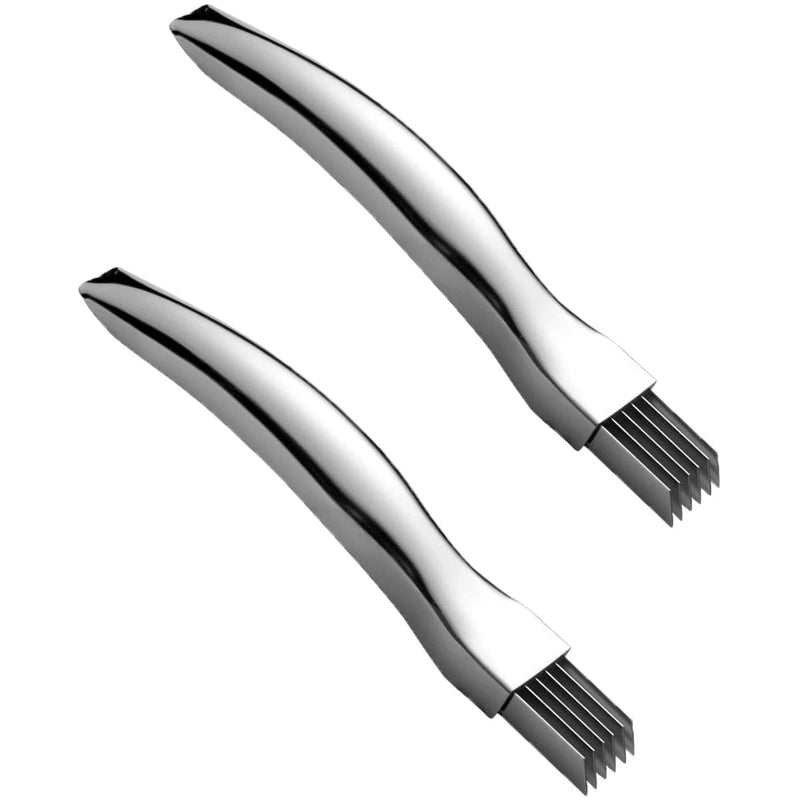 Couteau de Cuisine Multifonction Ergonomique pour Hacher Légumes 8