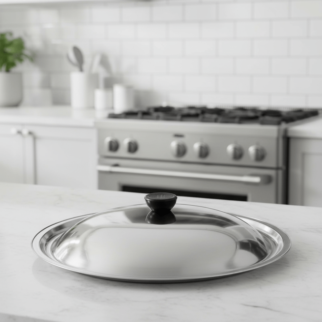 Couvercle Universel en Acier Inoxydable pour Ustensiles de Cuisine 1