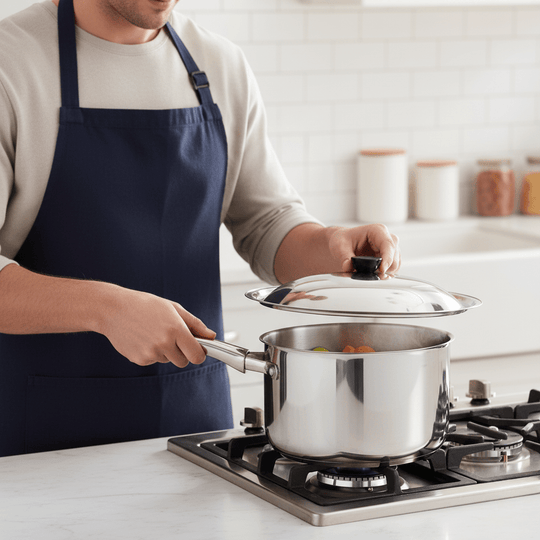 Couvercle Universel en Acier Inoxydable pour Ustensiles de Cuisine 3