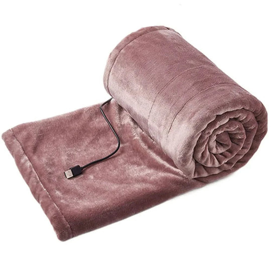 Couverture Chauffante Portable USB à 3 Niveaux pour Maison et Voyage 4