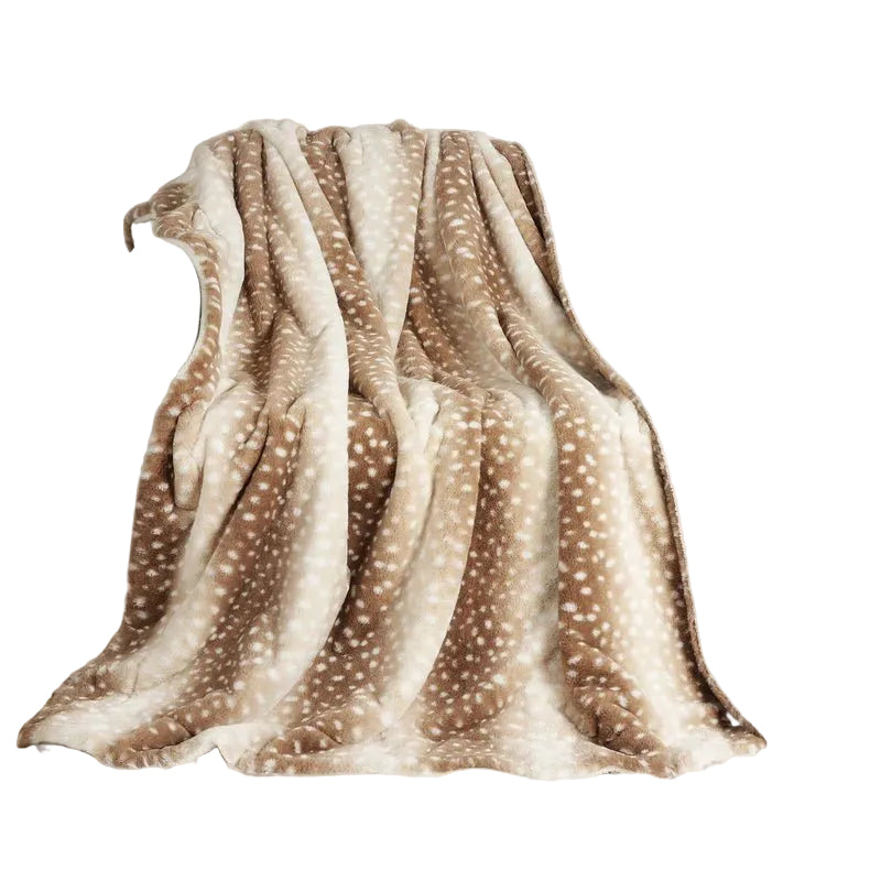 Couverture Douillette Réversible Motif Cerf 0