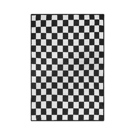 Couverture Douillette à Motif Damier Unisexe 5