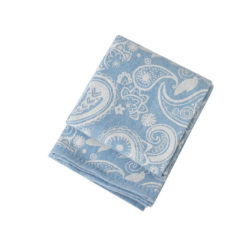 Couverture Minimaliste en Tricot Texturé pour Intérieur 5
