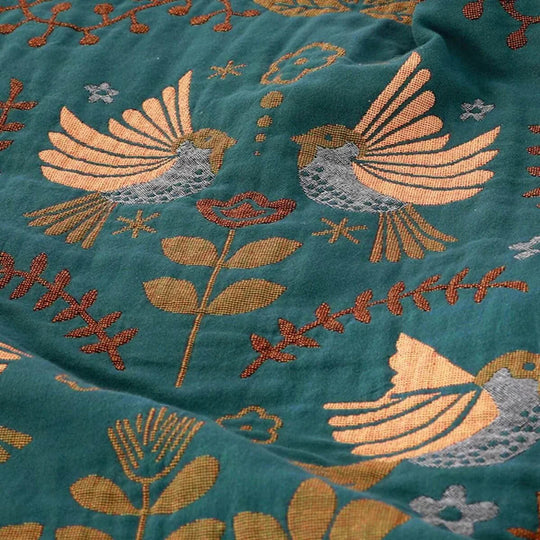 Couverture Réversible Oiseaux d'Automne 1