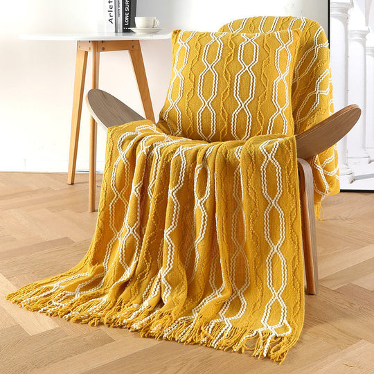 Couverture Texturée Design Géométrique pour Femme 6