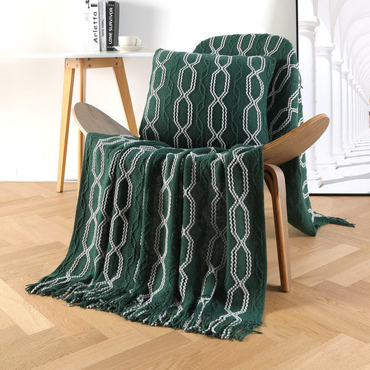 Couverture Texturée Design Géométrique pour Femme 9